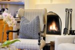 Living Room - Kiva Fireplace